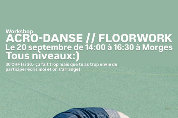 Acro-danse / Floorwork 20 septembre 2025