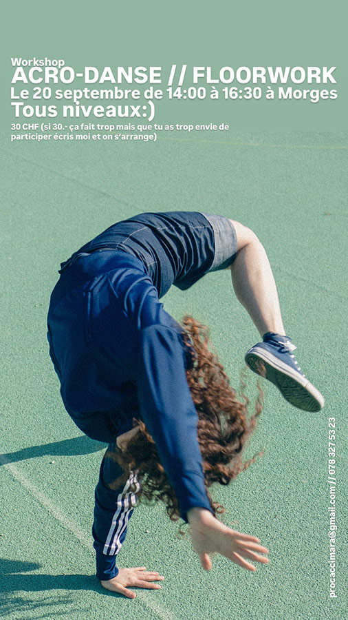 Acro-danse / Floorwork 20 septembre 2025